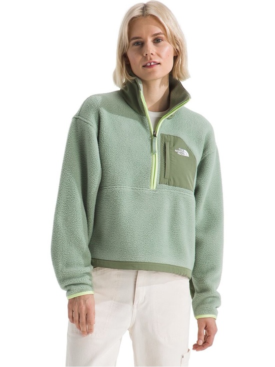 The North Face Jackets & Blazers - NWT The North Face Slate Moss/Bark Mist Yumiori Off Peak 1/2 Zip Women's Size S